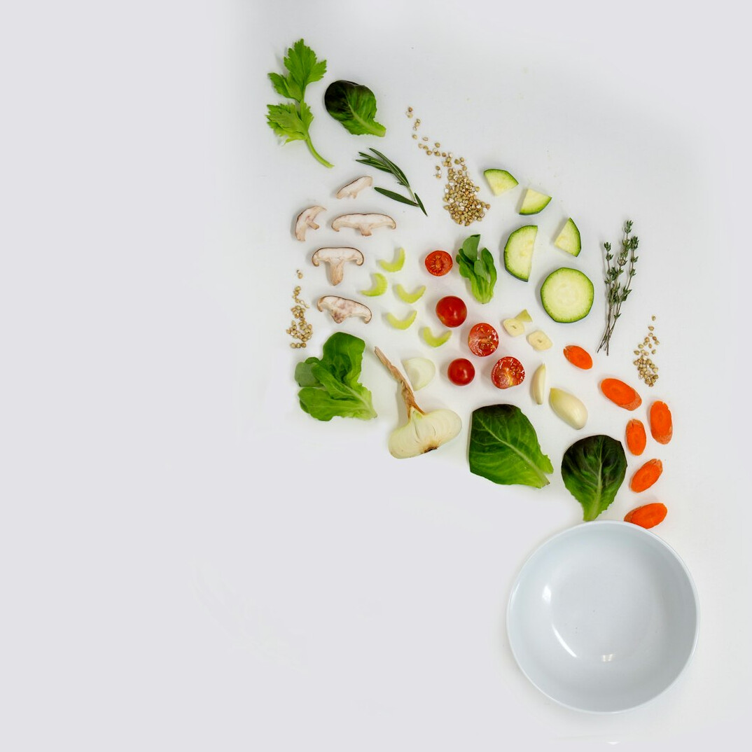 healthy meal with vegetables
